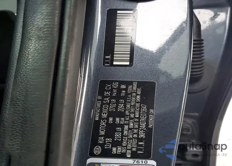 2019 Kia Forte Fe z USA, uszkodzony, nr VIN 3KPF24AD7KE073647